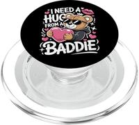 I Need A Hug from A Baddie Funny Text Graphic Flirt Meme Fun PopSockets PopGrip para MagSafe