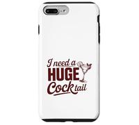 I Need A Huge Coctail Funny Adult Humor Funny Drinking Quote Carcasa para iPhone 7 Plus/8 Plus