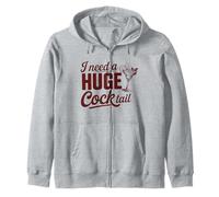 I Need A Huge Coctail Funny Adult Humor Funny Drinking Quote Sudadera con Capucha