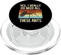 I Need All These Ants Formicarium Insect Lover Colector de Hormigas PopSockets PopGrip para MagSafe