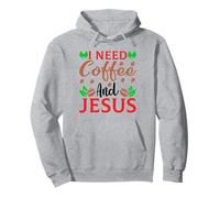 I Need Coffee and Jesus Sudadera con Capucha