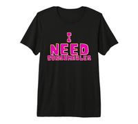 I Need Consumables Funny Competitive FPS Video Gamer Joke Camiseta Premium