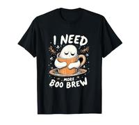 I Need More Boo Brew Fantasma Cafe Halloween Camiseta