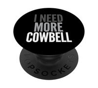 I Need More Cowbell, Divertido Baterista, Instrumento Musical, batería PopSockets PopGrip Adhesivo