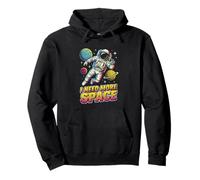 I Need More Space Funny Retro Astronauta Pop Art Comic Style Sudadera con Capucha