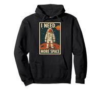 I Need More Space Planets Astronauta Retro Funny Cita Diciendo Sudadera con Capucha