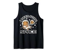 I Need Some Space - Funny Capybara Astronaut Camiseta sin Mangas