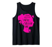 I Never Knew A Real Hero Mom Mes de Concientización sobre el Cáncer de Mama Camiseta sin Mangas