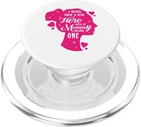 I Never Knew A Real Hero Mom Mes de Concientización sobre el Cáncer de Mama PopSockets PopGrip para MagSafe