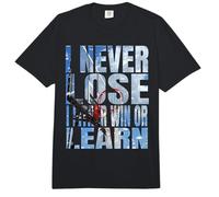 I Never Lose I O Win Or Learn Basketballspieler Sprüche Comfort Colors Adult Heavyweight T-Shirt