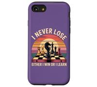 I Never Lose Juego de ajedrez Sunset Player Mentalidad Ajedrez Hobby Carcasa para iPhone SE (2020) / 7/8