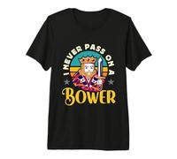 I Never Pass On A Bower Euchre Al Jugador le Encanta el Juego de Cartas Euchre Camiseta Premium