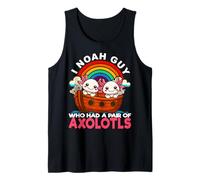 I Noah Guy Que Tenía Un Par De Axolotls Arca De Noé Religioso Camiseta sin Mangas