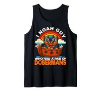 I Noah Guy Que tenía un par de Dobermans Noah's Ark Church Juego de Palabras Camiseta sin Mangas