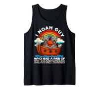 I Noah Guy Que tenía un par de Galgos Italianos Arca de Noé Camiseta sin Mangas