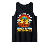 I Noah Guy Que tenía un par de gecos crestados Juego de Palabras Arca de Noé Camiseta sin Mangas