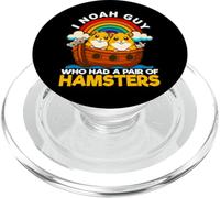 I Noah Guy Que Tenía Un Par De Hámsters Arca De Noé Religioso PopSockets PopGrip para MagSafe