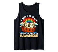 I Noah Guy Que tenía un par de Perros Havanese Noah's Ark Camiseta sin Mangas