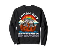 I Noah Guy Que tenía un par de Perros Lobos irlandeses Perro Arca de Noé Sudadera