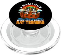 I Noah Guy Que tenía un par de Rata Terriers Perro Arca de Noé PopSockets PopGrip para MagSafe