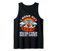 I Noah Guy Who Had A Pair of Great Daneses Noah's Ark Dog Cute Camiseta sin Mangas