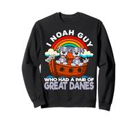 I Noah Guy Who Had A Pair of Great Daneses Noah's Ark Dog Cute Sudadera