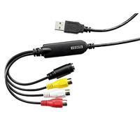 I-O Data GV-USB2 adaptador de cable USB 2.0 RCA, S-Video Negro - Adaptador para cable (USB 2.0, RCA, S-Video, Male connector / Female connector, Negro)