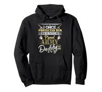 I Once Protected Her Now She Protect Me Proud Army Daddy Sudadera con Capucha