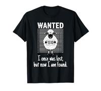 I Once Was Lost But Now I Am Found Verso de la Biblia Cristiano Camiseta