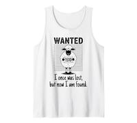I Once Was Lost But Now I Am Found Verso de la Biblia Cristiano Camiseta sin Mangas
