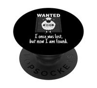 I Once Was Lost But Now I Am Found Verso de la Biblia Cristiano PopSockets PopGrip Adhesivo