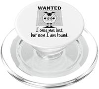 I Once Was Lost But Now I Am Found Verso de la Biblia Cristiano PopSockets PopGrip para MagSafe