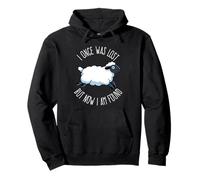 I Once Was Lost But Now I Am Found Verso de la Biblia Cristiano Sudadera con Capucha