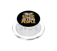 I Only Care About Beach Rugby Player and Like Other 3 People PopSockets PopGrip para MagSafe