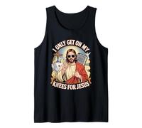 I Only Get On My Knees For Jesus Unwearable Aduld Humor Camiseta sin Mangas