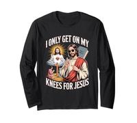 I Only Get On My Knees For Jesus Unwearable Aduld Humor Manga Larga