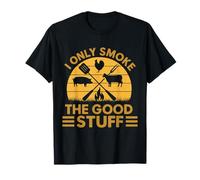 I Only Smoke The Good Stuff BBQ Barbacoa Parrilla Pitmaster Camiseta