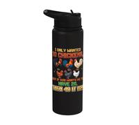 I Only Wanted 10 Chickens But If God Wants Me To Have 20 40 Stainless Steel Insulated Water Bottle