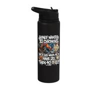 I Only Wanted 10 Chickens But If God Wants Me To Have 20 40 Stainless Steel Insulated Water Bottle