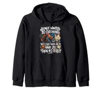 I Only Wanted 10 Chickens But If God Wants Me To Have 20 40 Sudadera con Capucha