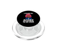 I Paused My Anime To Be Here Negro Anime Girl Manga Otaku PopSockets PopGrip para MagSafe