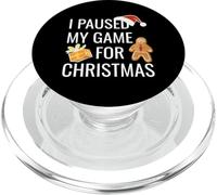 I Paused My Game For Christmas Santa Gamer E-Sports Player PopSockets PopGrip para MagSafe
