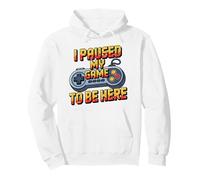 I Paused My Game To Be Here Funny Video Game Controller Sudadera con Capucha