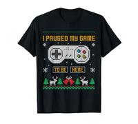I Paused My Game To Be Here - Suéter feo de Navidad Camiseta