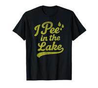 I Pee IN The Lake Divertidas Vacaciones de Verano Navegación Natación Camiseta