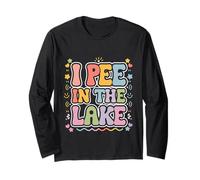 I Pee In The Lake Humor de verano -------- Manga Larga