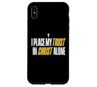 I Place My Trust In Christ Alone Christian Men Women Faith Carcasa para iPhone XS MAX