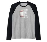 I Play Like A Girl, Try and Keep Up Awesome Baseball Tees Camiseta Manga Raglan