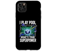 I Play Pool What's Your Superpower 8 Ball Billiards Player Carcasa para iPhone 11 Pro MAX