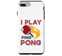 I Play Table Tennis Retro Sports Player Paddle Funny Carcasa para iPhone 7 Plus/8 Plus